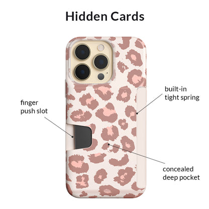 Blush Leopard iPhone Wallet Case