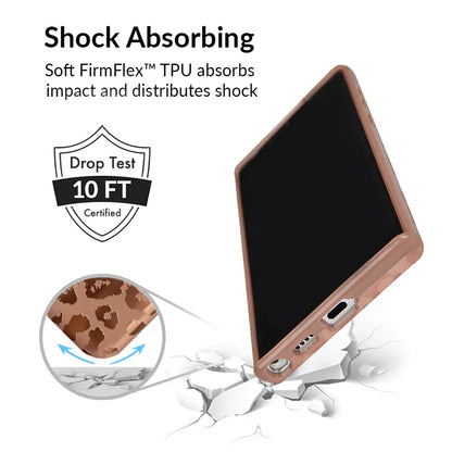 Bronze Chrome Leopard Samsung Case