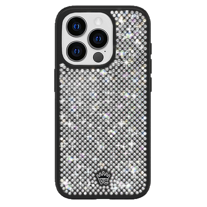 Black Caviar Crystals iPhone Case