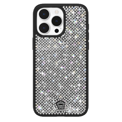 Black Caviar Crystals iPhone Case