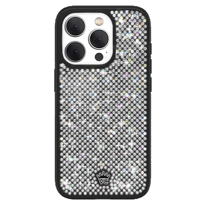 Black Caviar Crystals iPhone Case