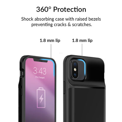 Black iPhone Charging Case
