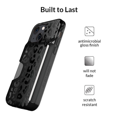 Black Leopard iPhone Wallet Case
