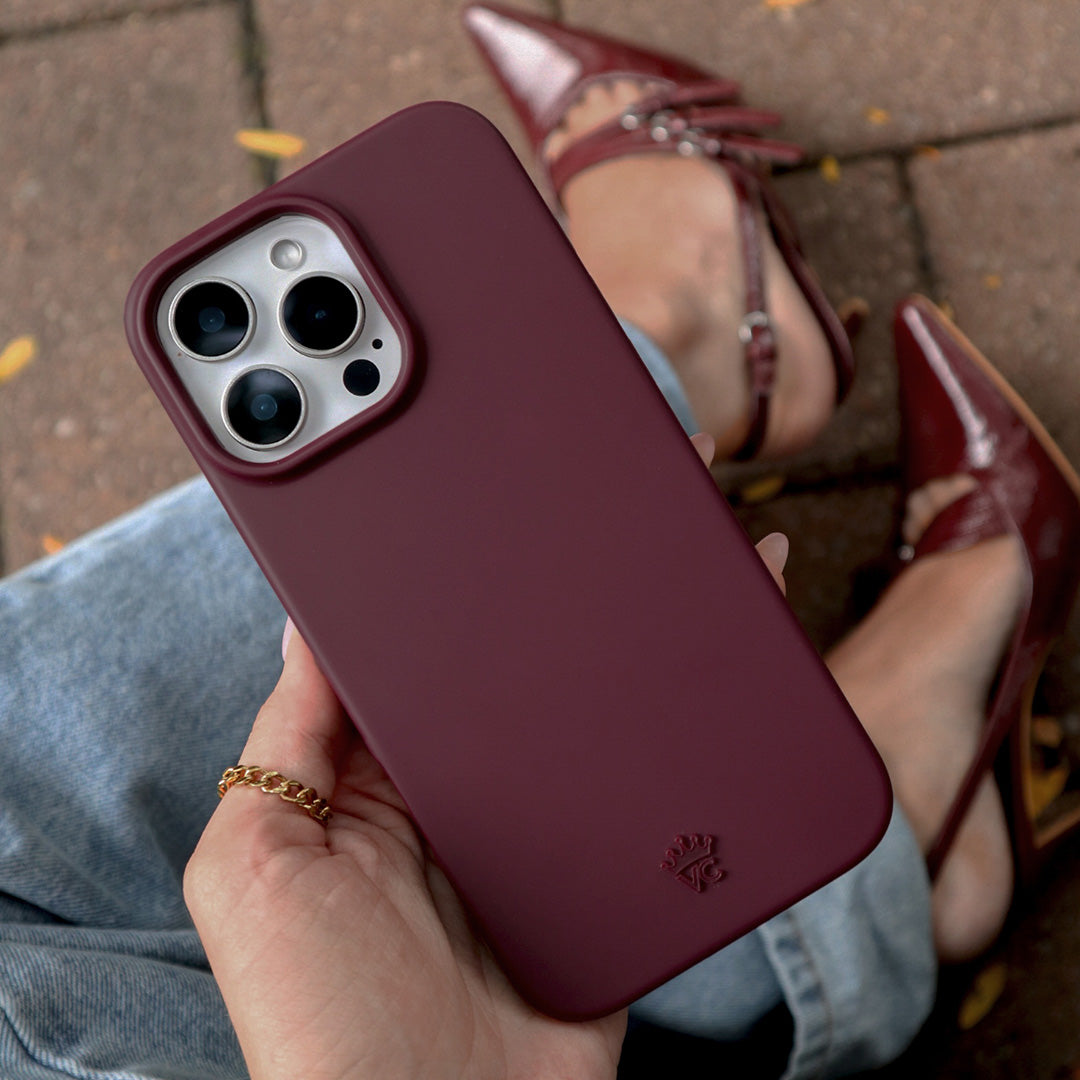 Burgundy 1990 iPhone Case