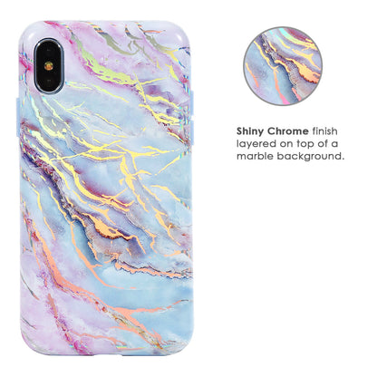 Holo Moonstone Marble iPhone Case