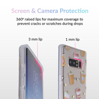 Coffee First Clear Samsung Galaxy Case