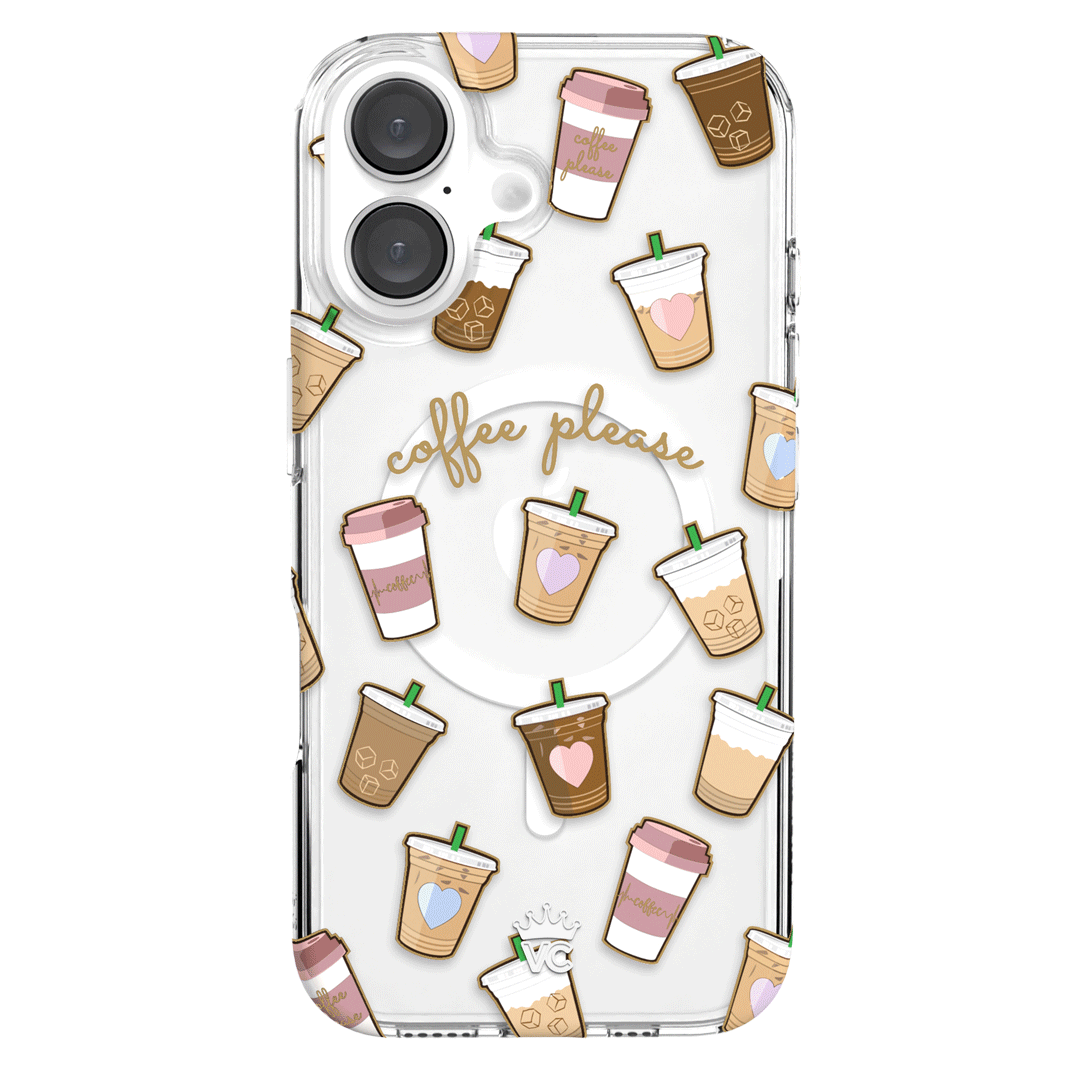 Coffee First iPhone Case