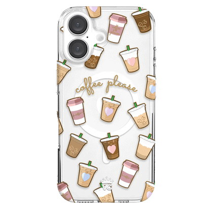 Coffee First iPhone Case