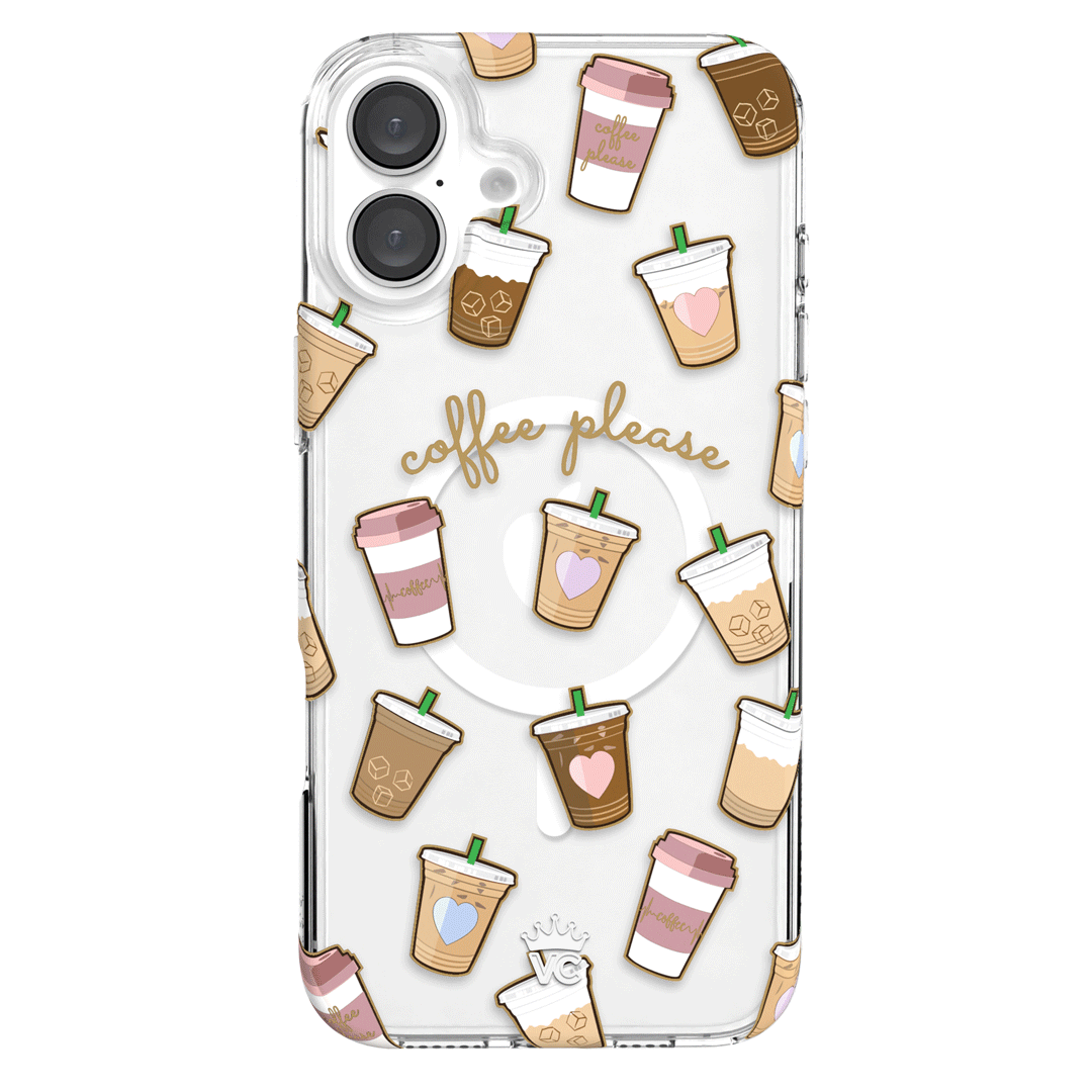 Coffee First iPhone Case