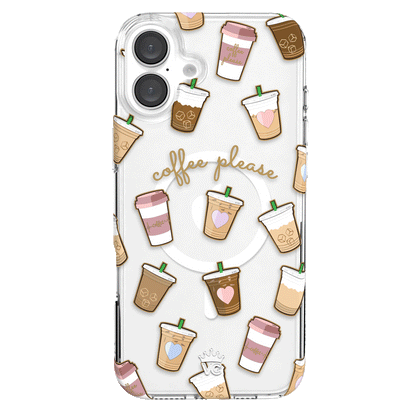 Coffee First iPhone Case