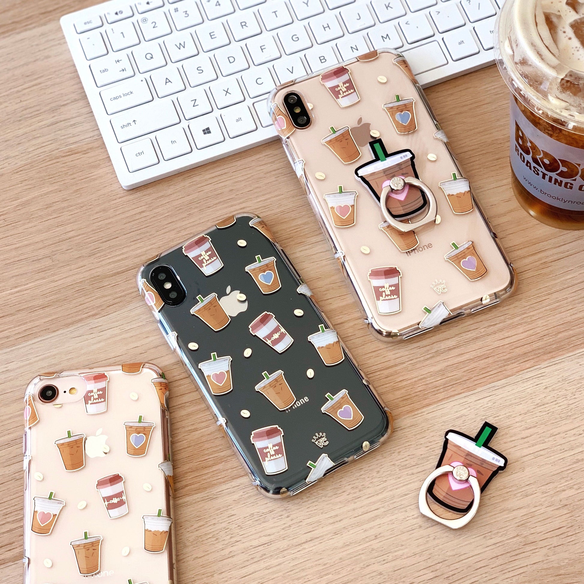 Coffee First iPhone Case