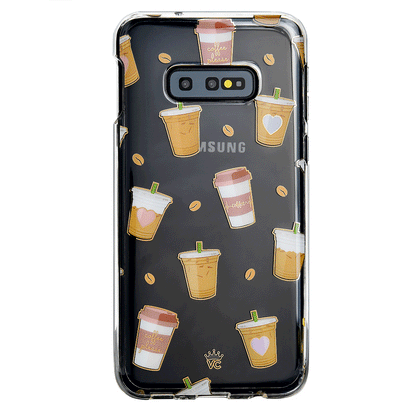 Coffee First Clear Samsung Galaxy Case