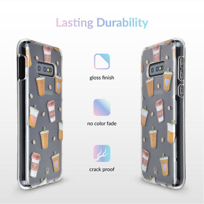 Coffee First Clear Samsung Galaxy Case