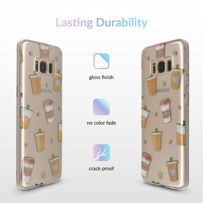 Coffee First Clear Samsung Galaxy Case