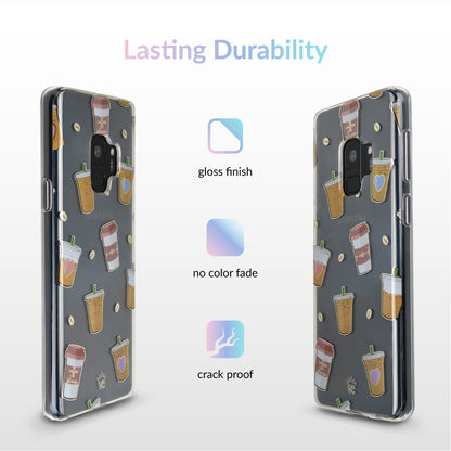 Coffee First Clear Samsung Galaxy Case