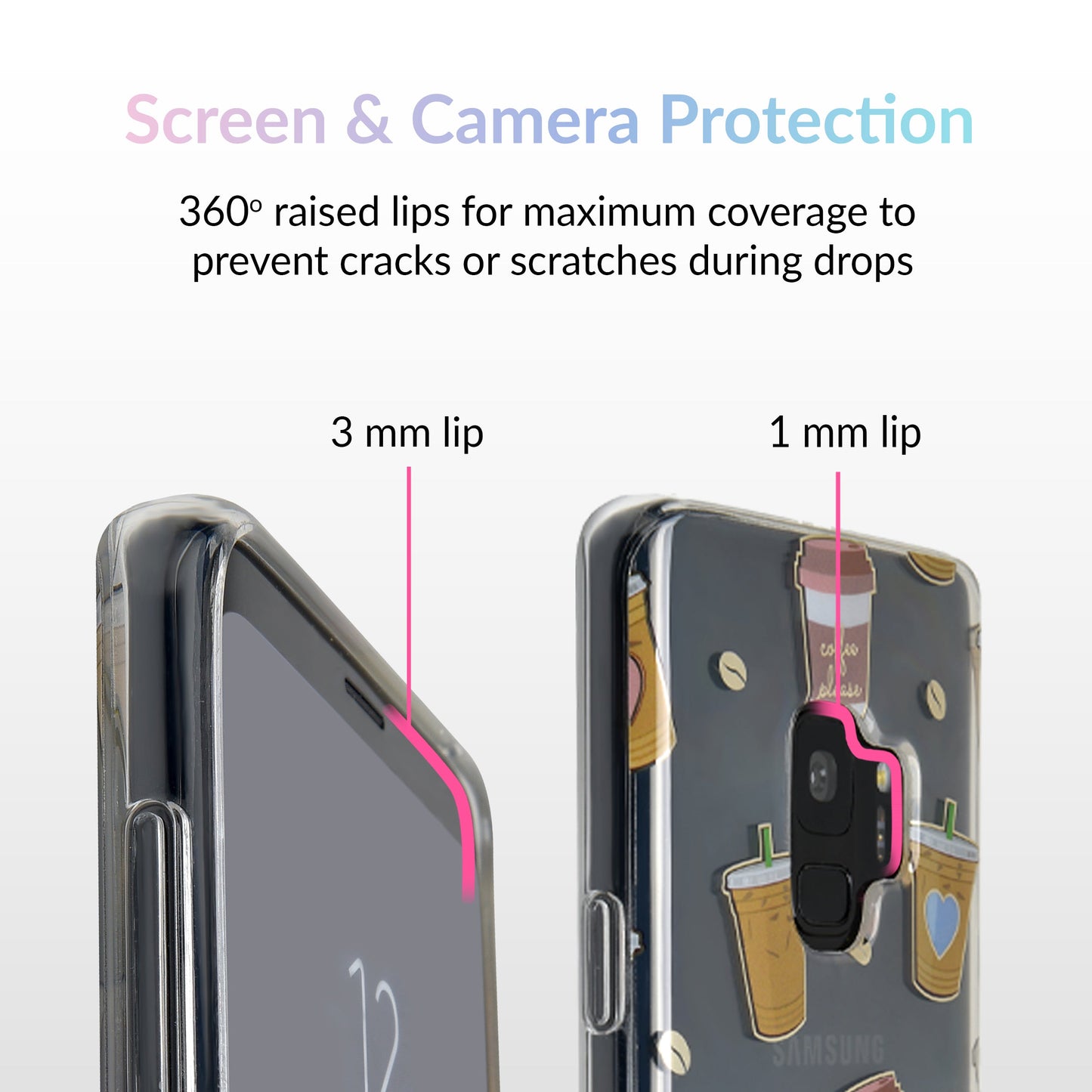 Coffee First Clear Samsung Galaxy Case