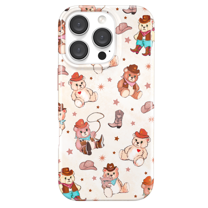 Cowboy Teddy iPhone Case