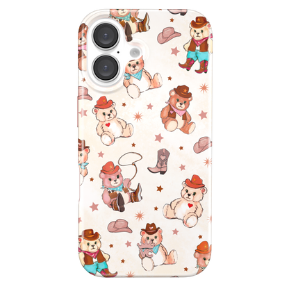 Cowboy Teddy iPhone Case