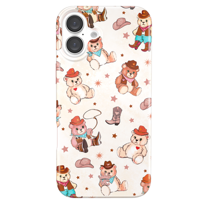 Cowboy Teddy iPhone Case