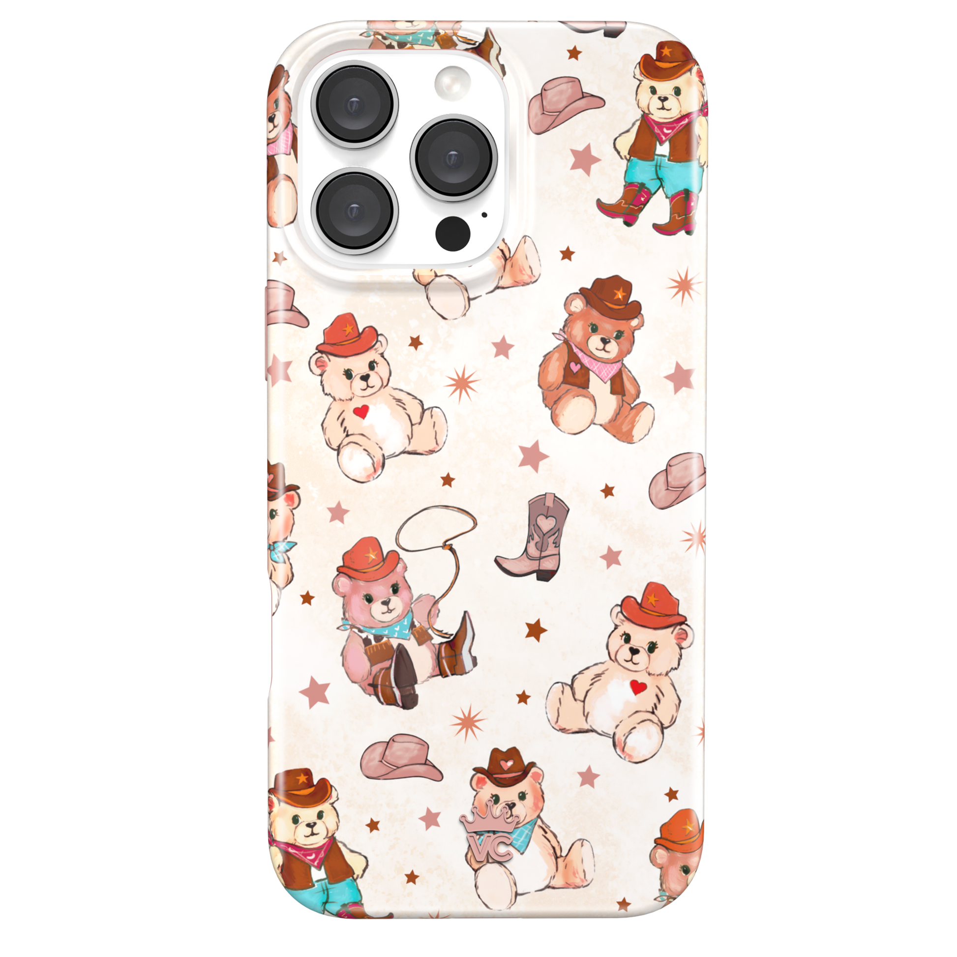 Cowboy Teddy iPhone Case