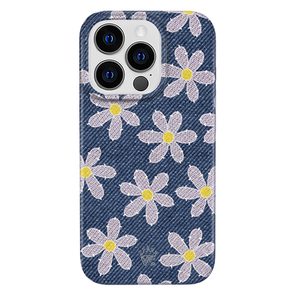 Denim Daisy iPhone Case