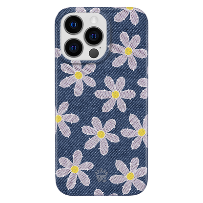 Denim Daisy iPhone Case