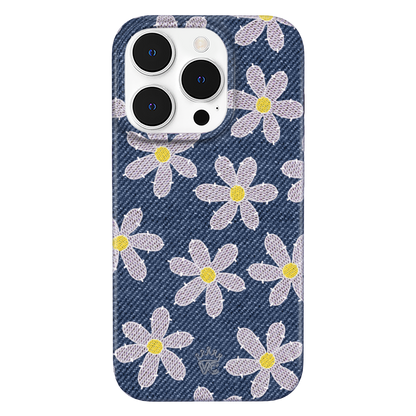 Denim Daisy iPhone Case