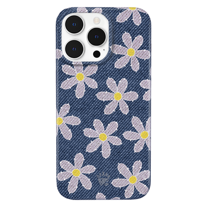 Denim Daisy iPhone Case