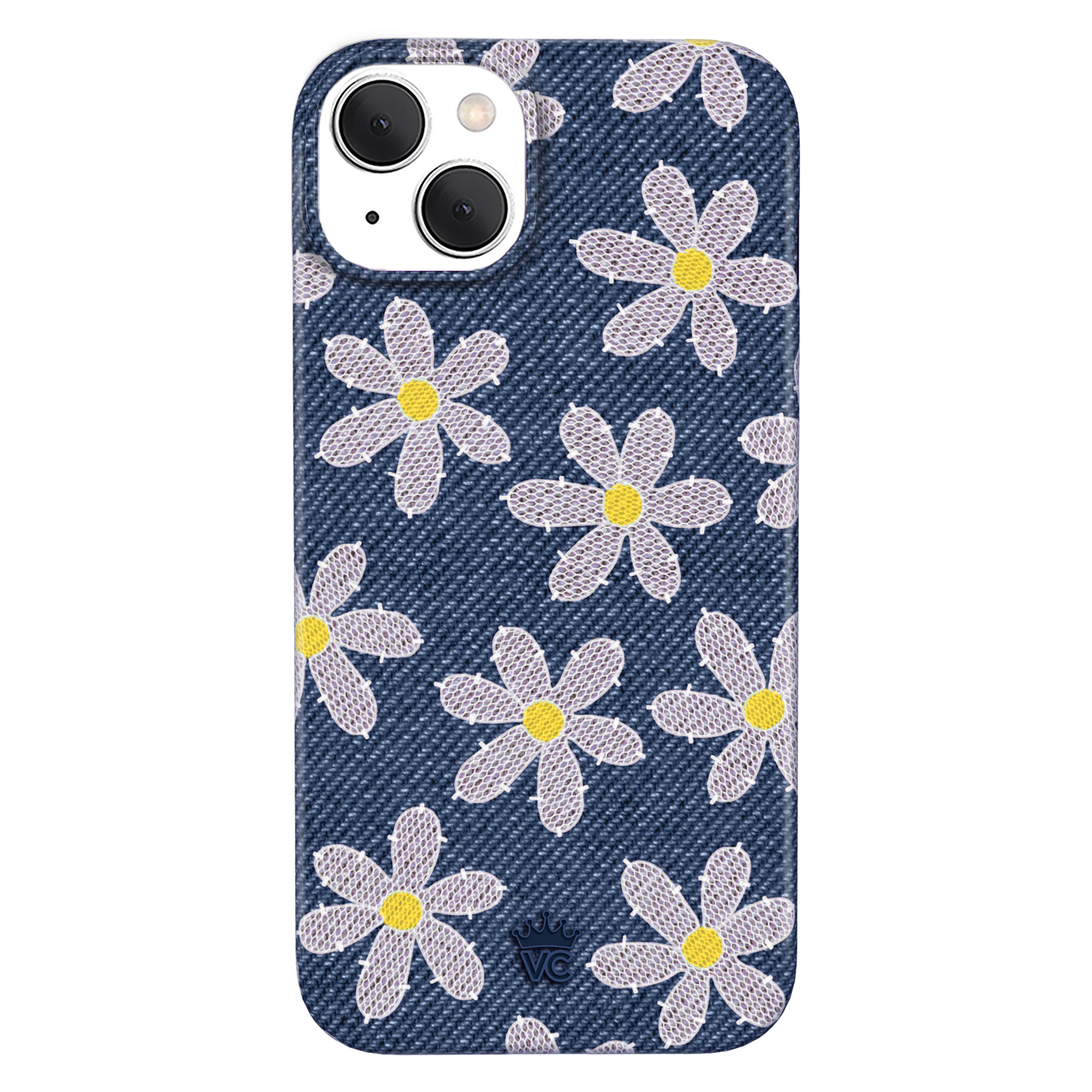 Denim Daisy iPhone Case