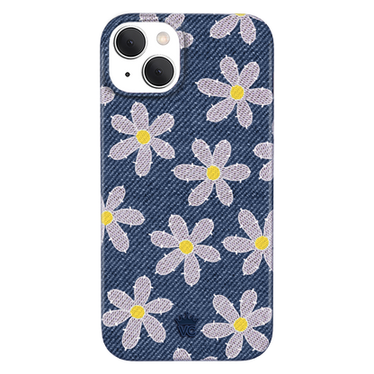 Denim Daisy iPhone Case