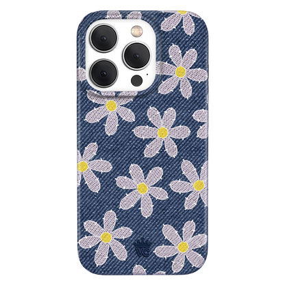 Denim Daisy iPhone Case