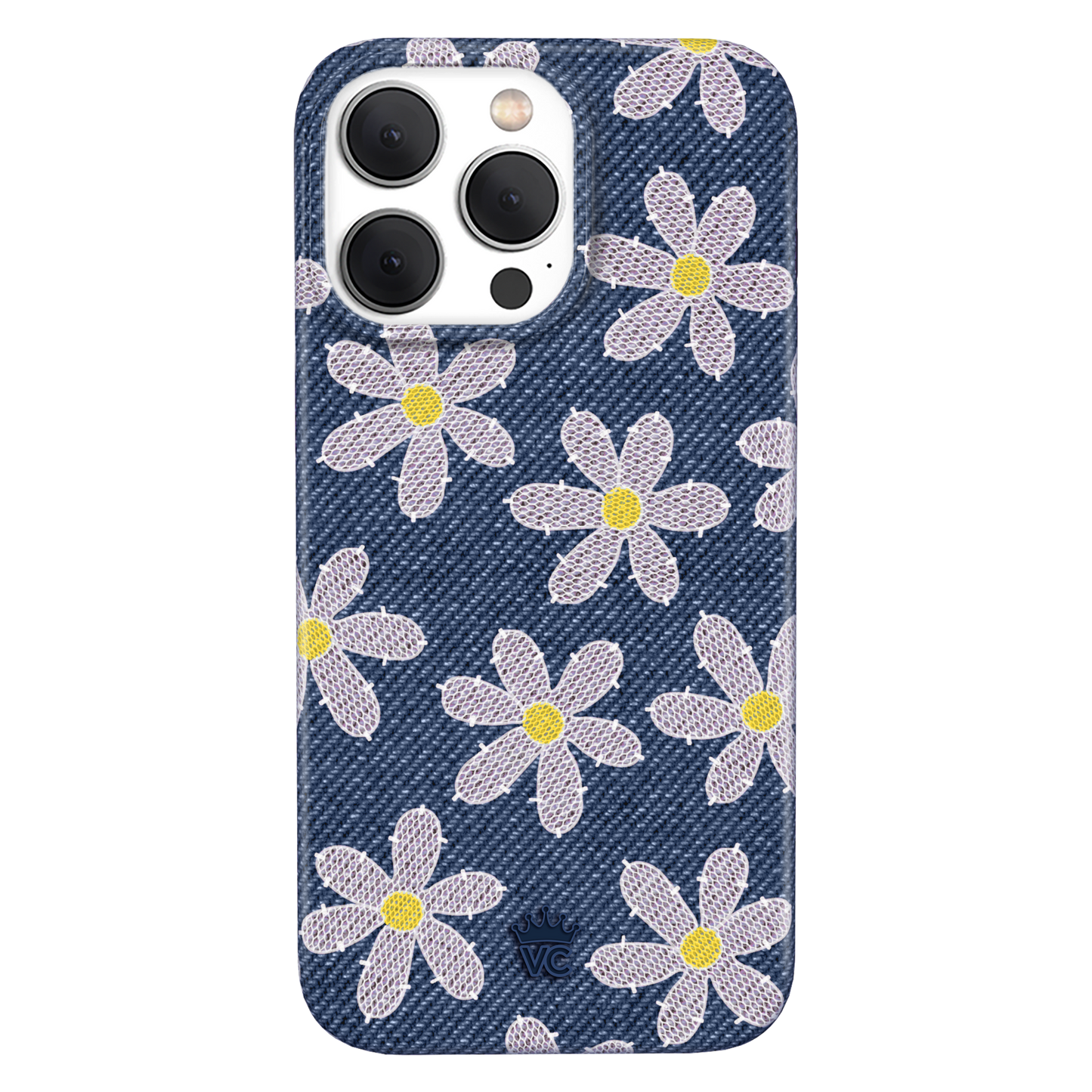 Denim Daisy iPhone Case