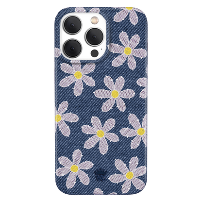 Denim Daisy iPhone Case