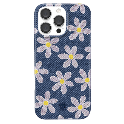 Denim Daisy iPhone Case