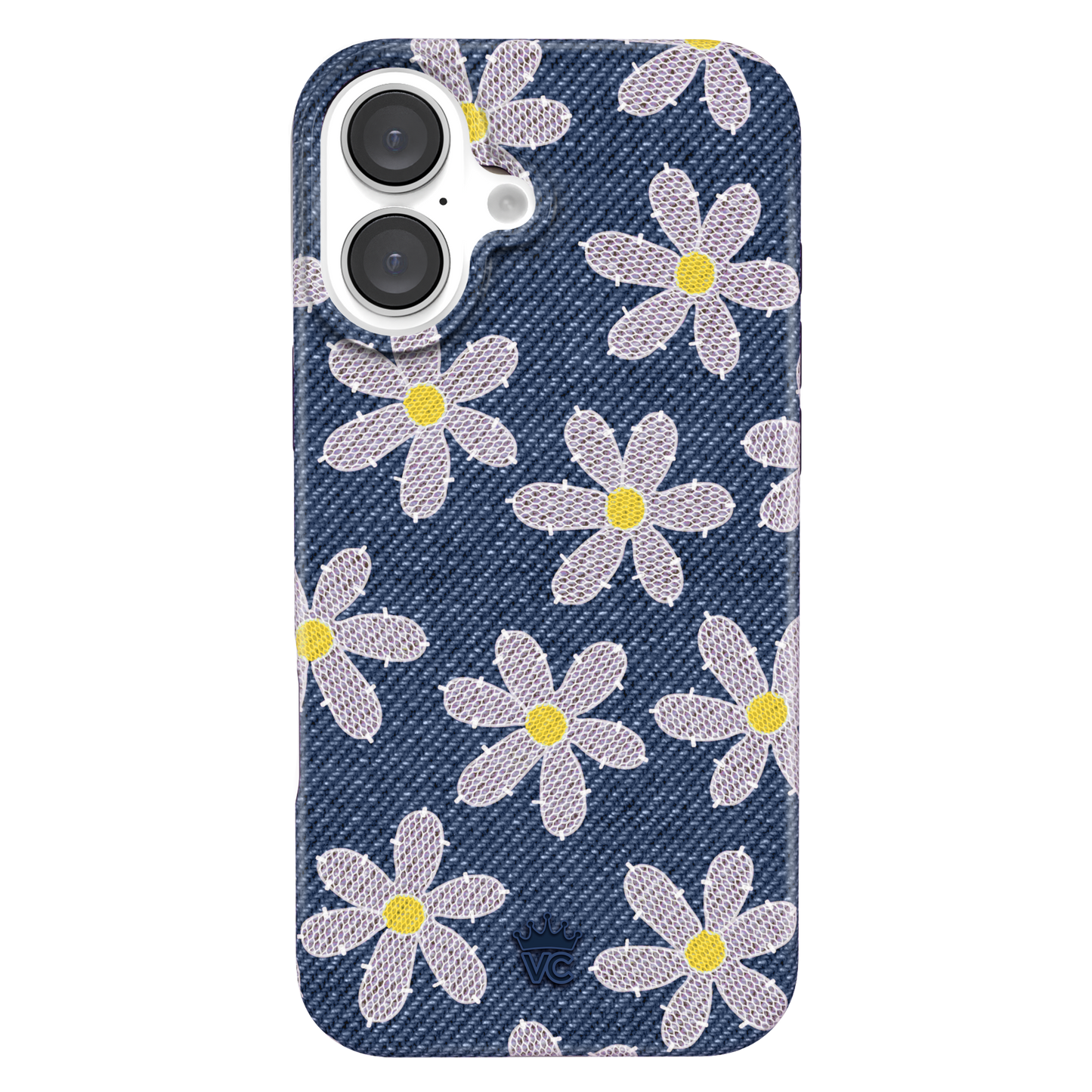 Denim Daisy iPhone Case
