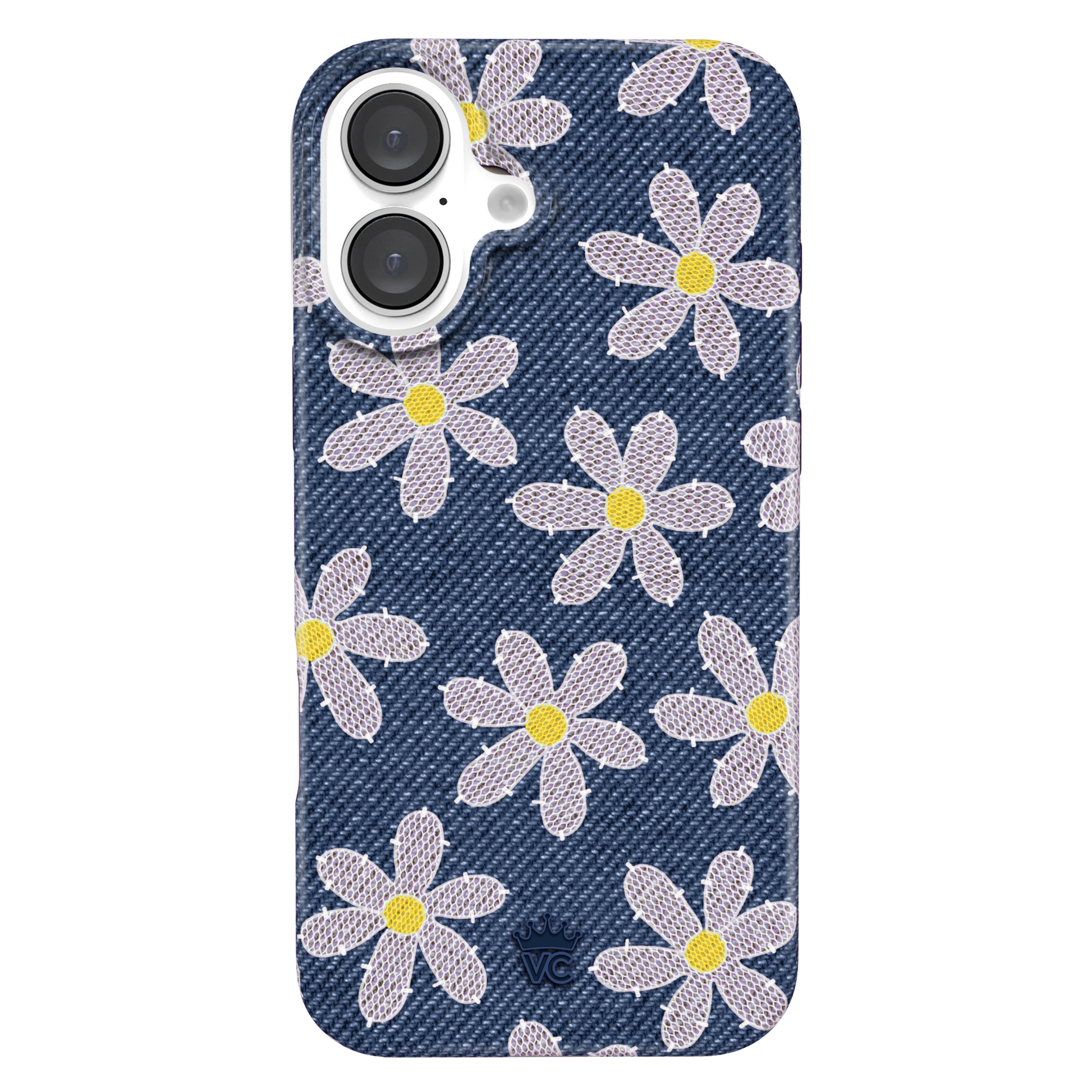 Denim Daisy iPhone Case