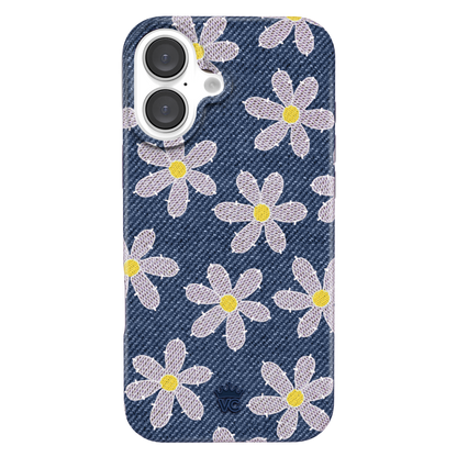 Denim Daisy iPhone Case