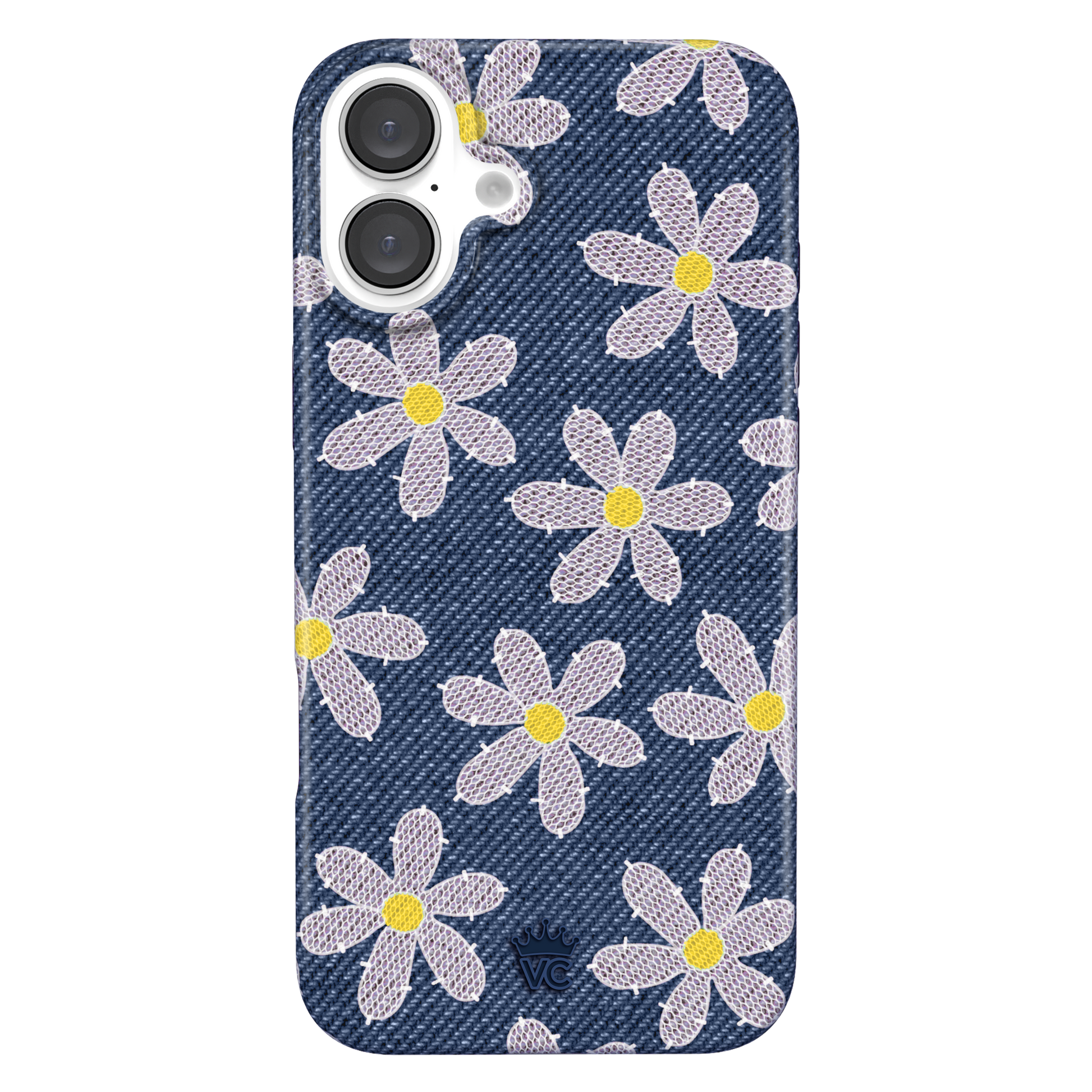 Denim Daisy iPhone Case