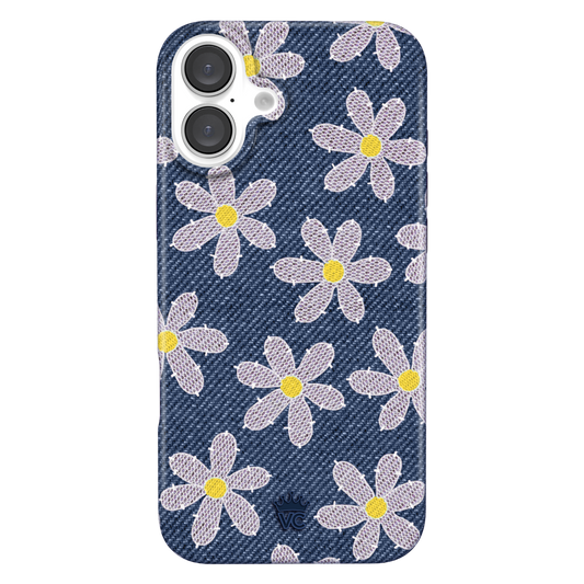Denim Daisy iPhone Case
