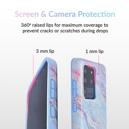 Holo Moonstone Marble Samsung Galaxy Case