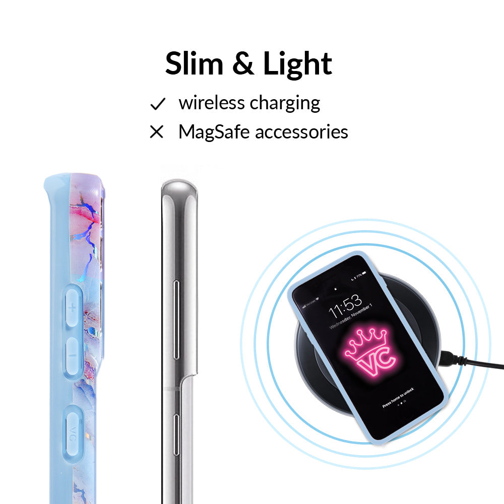 Holo Moonstone Marble Samsung Galaxy Case