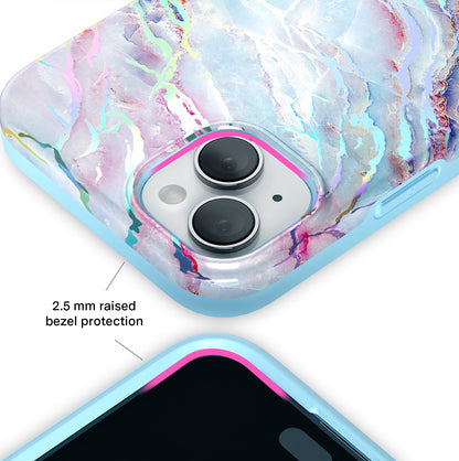 Holo Moonstone Marble iPhone Case
