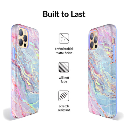 Holo Moonstone Marble iPhone Case