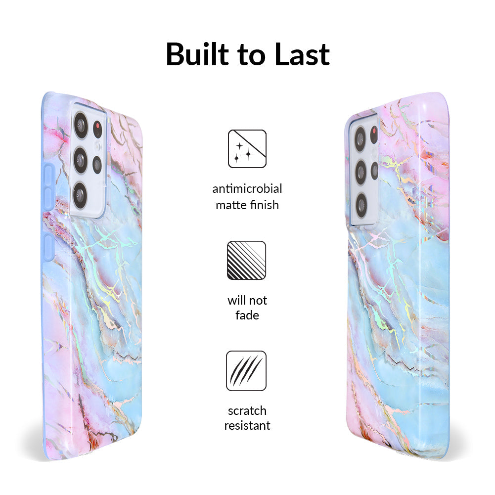Holo Moonstone Marble Samsung Galaxy Case