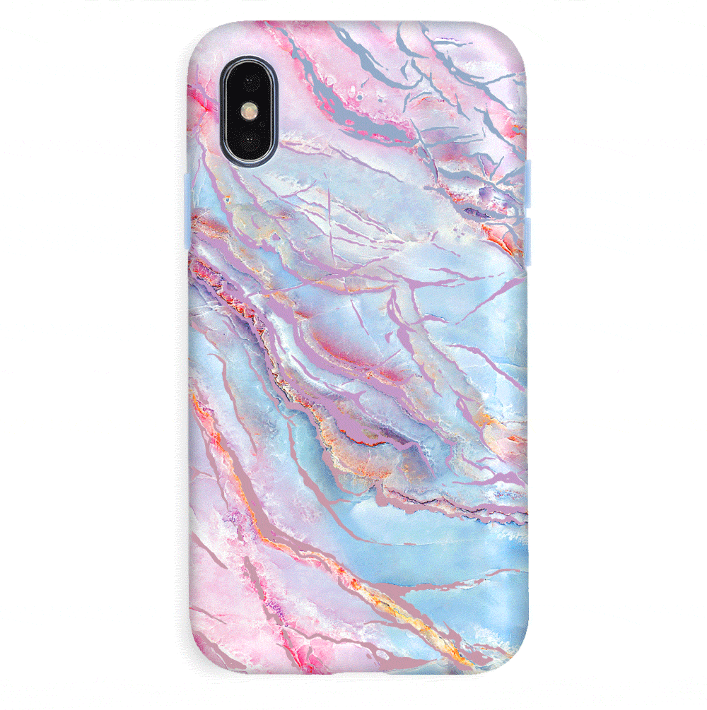 Holo Moonstone Marble iPhone Case