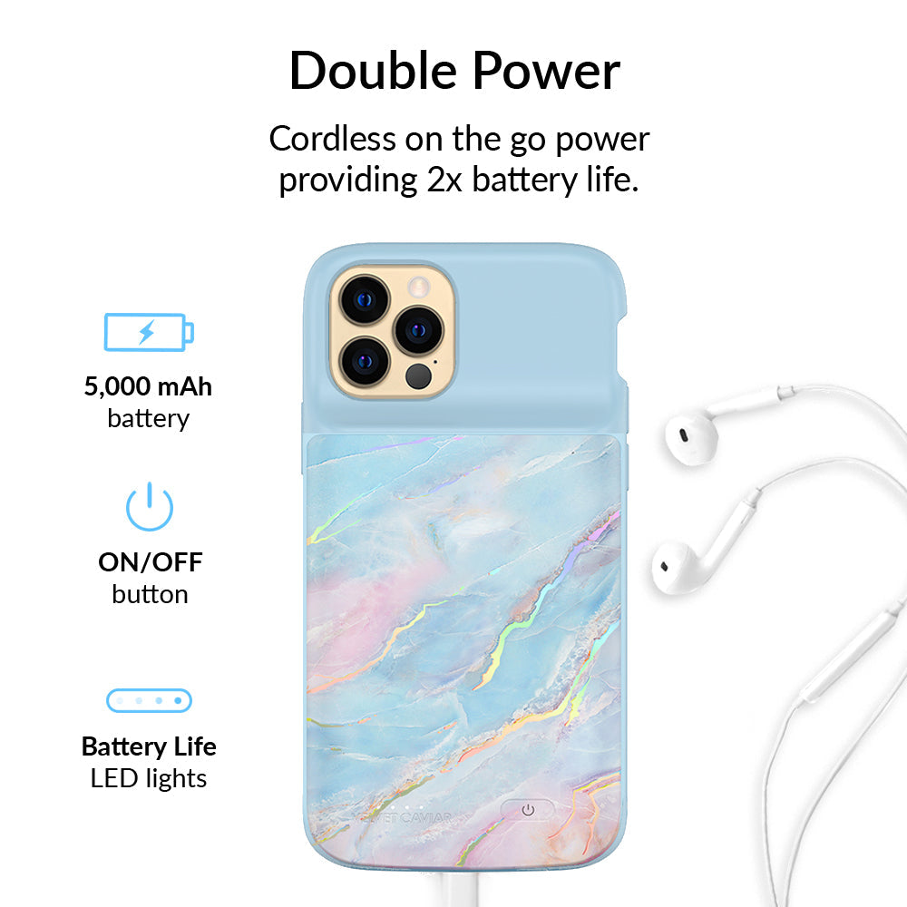 Holo Moonstone iPhone Charging Case