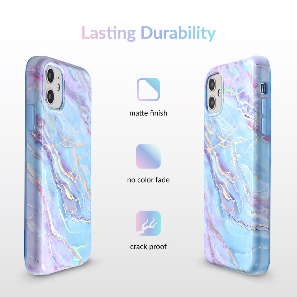 Holo Moonstone Marble iPhone Case