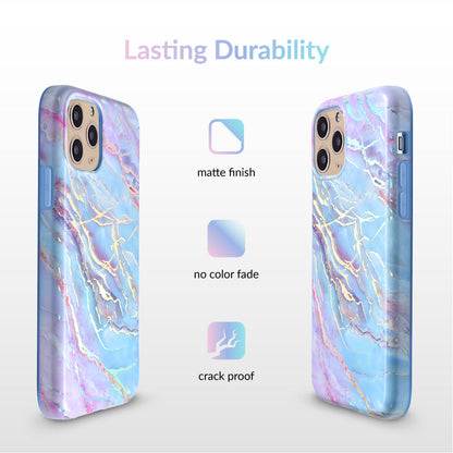 Holo Moonstone Marble iPhone Case