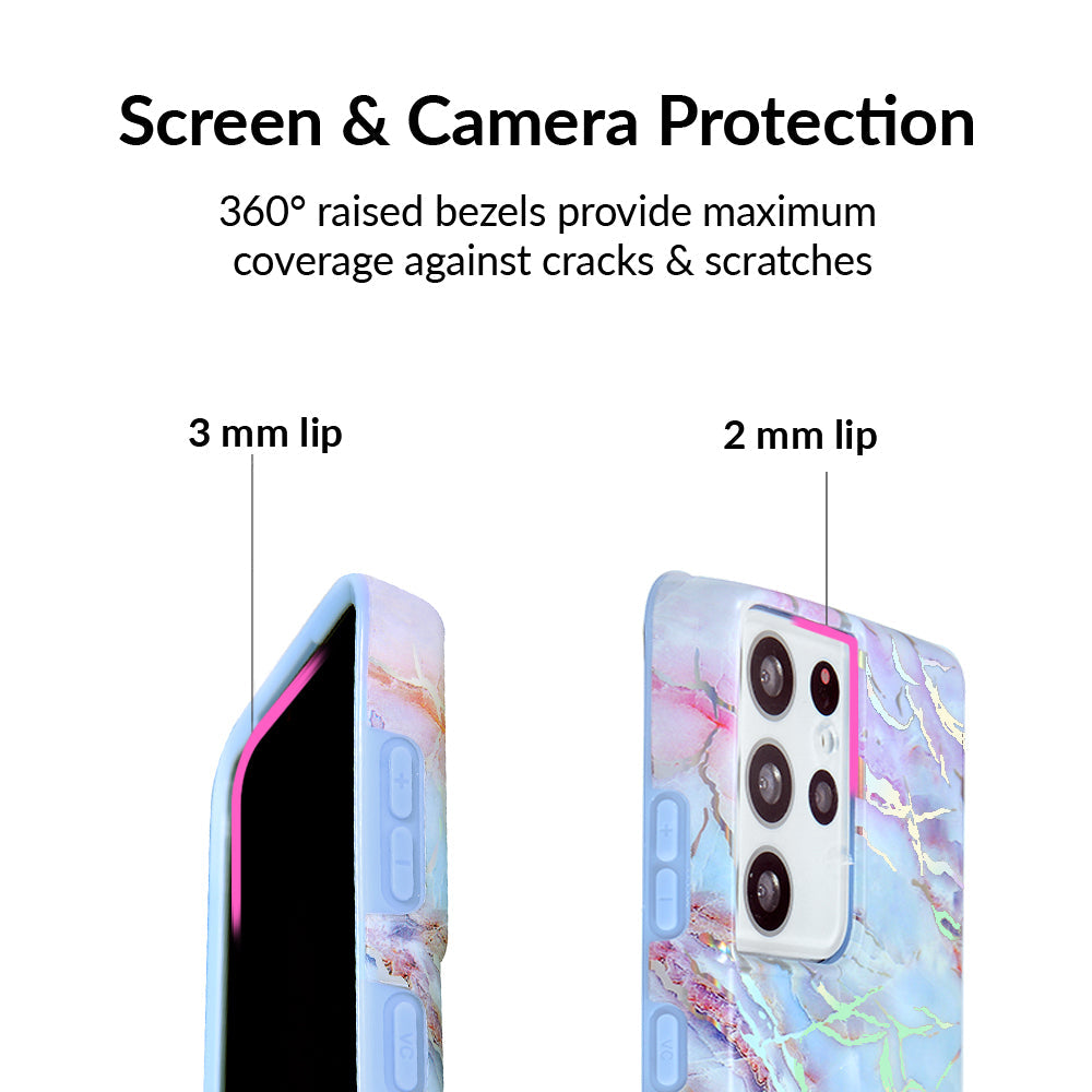 Holo Moonstone Marble Samsung Galaxy Case