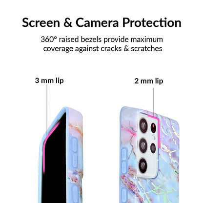 Holo Moonstone Marble Samsung Galaxy Case